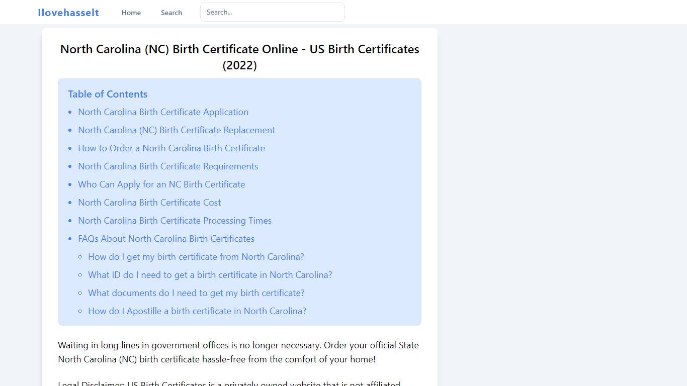 North Carolina (NC) Birth Certificate Online - US Birth Certificates (2022)